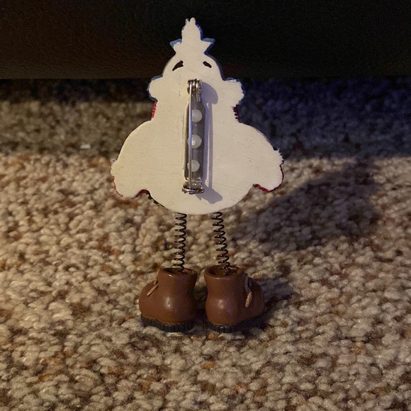 Christmas Snowman Holiday Brooch Pin - Picture 6 of 8